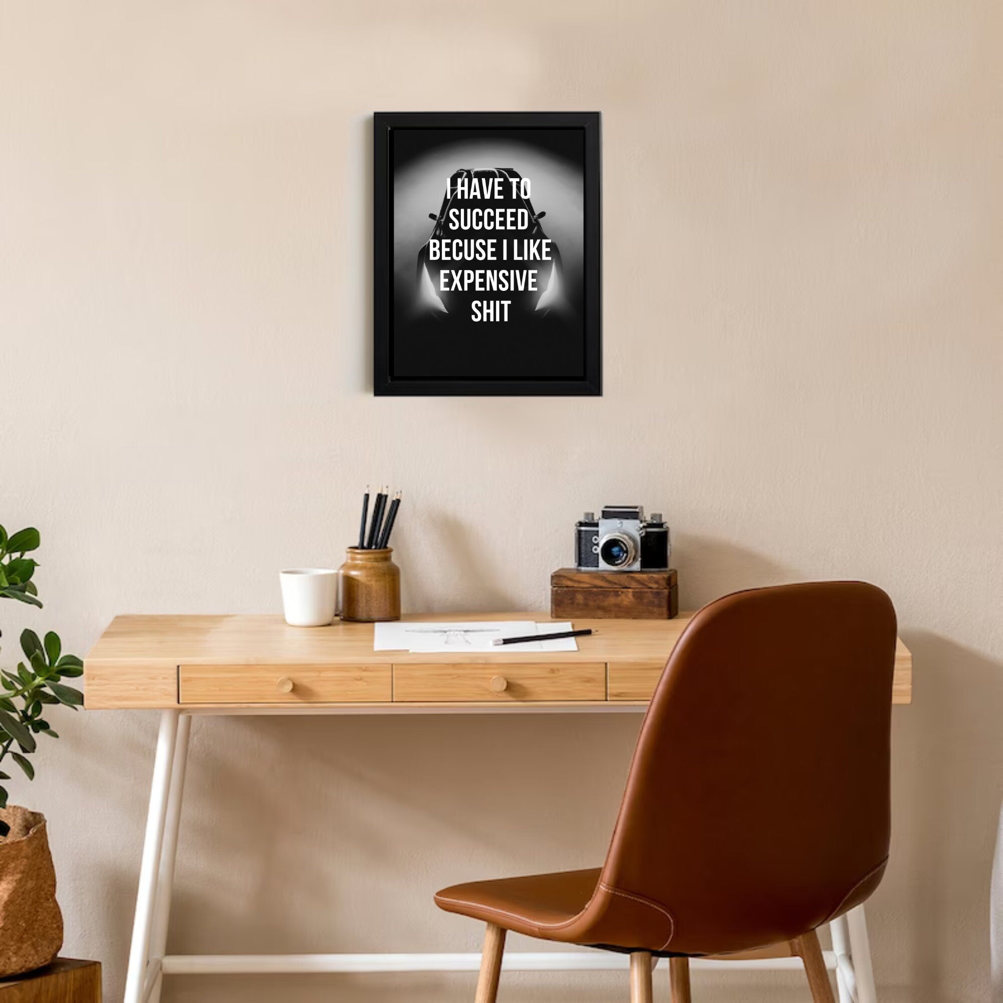 Funny home office wall art - home office decor - Motivational poster -  Entrepreneur wall art